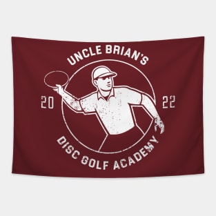 Uncle Brian's Disc Golf Academy Tapestry