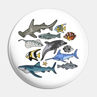 Sea Life Pin