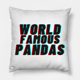 world famous pandas Pillow