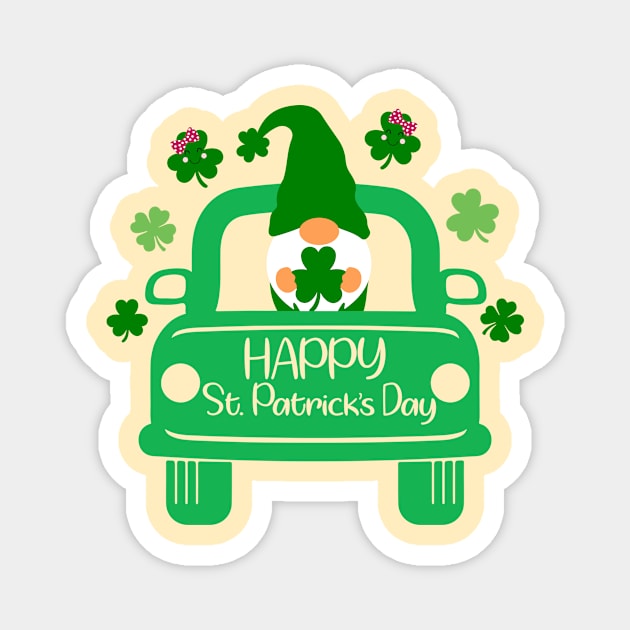 Happy st Patrick's day Magnet by GoodWills