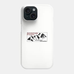 Adventure Finder Mountain Sticker Phone Case