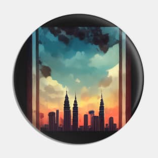 Kuala Lumpur | Comics style Pin