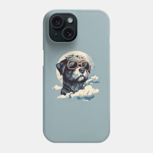 Dog with sunglasses Phone Case