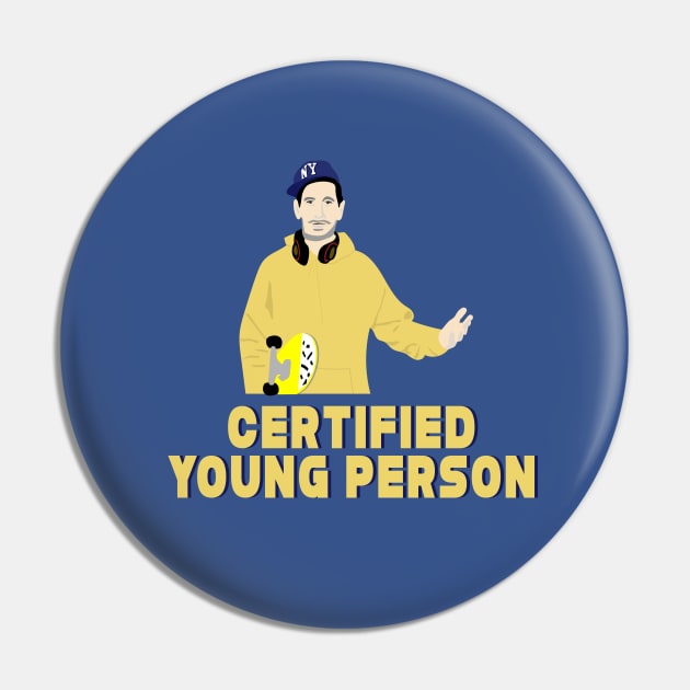 Certified Young Person Pin by Mike Ralph Creative