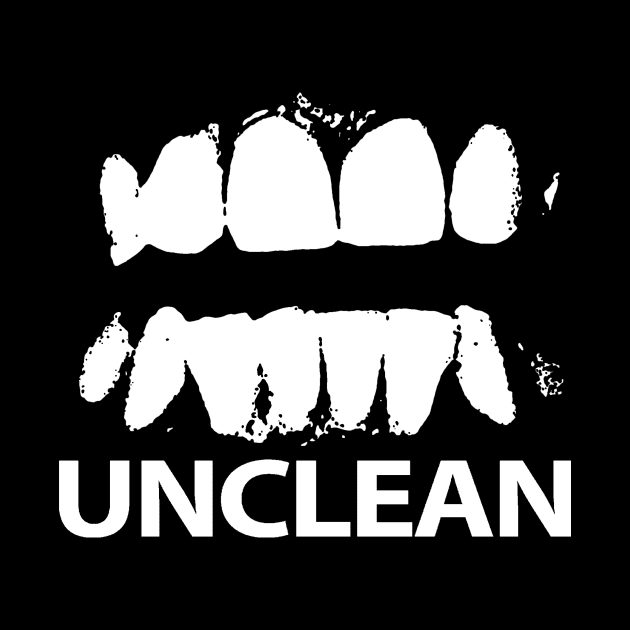 Unclean t shirt punk noise industrial by TeeFection