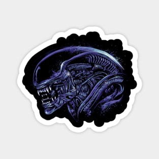 Space Nightmare (Horror purple) Magnet