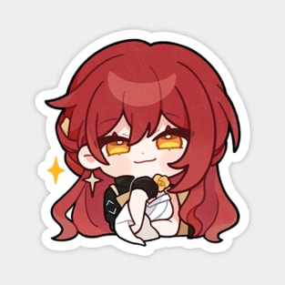 Honkai Star Rail Chibi Himeko Magnet