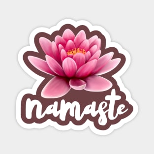 Namaste Yoga Lotus Magnet