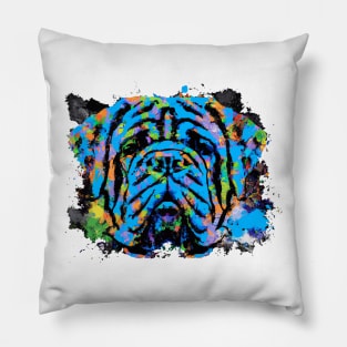 English Mastiff Crayon Pillow