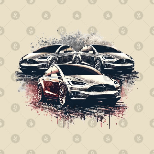 Tesla Model X by Vehicles-Art