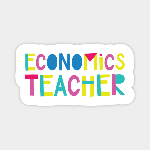 Economics Teacher Gift Idea Cute Back to School Magnet by BetterManufaktur