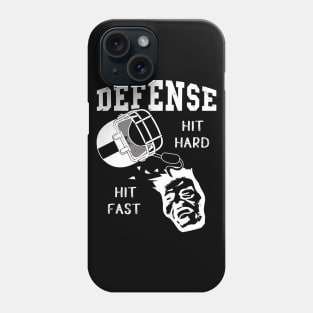 Football Player Defense Hit Hard Football Fan Phone Case