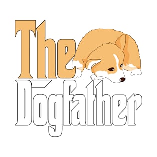 Corgi Dog Dad Dogfather Dogs Daddy Father Rottie T-Shirt