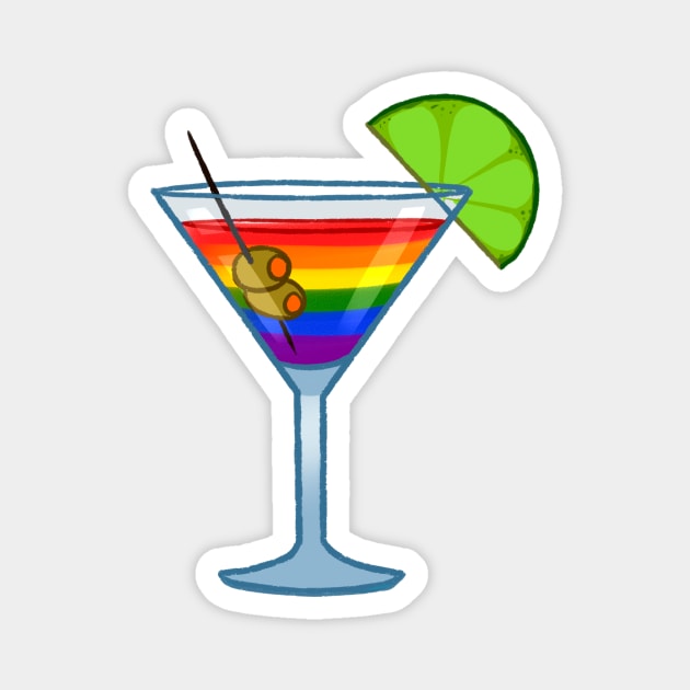 Gay cocktail #3 Magnet by gaypompeii