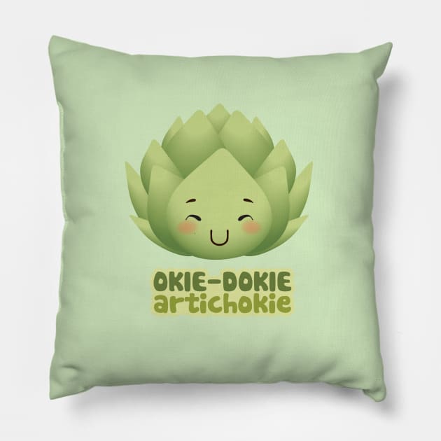 Okie Dokie, Artichokie Pillow by Heyday Threads