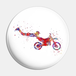 Motocross dirt bike Pin