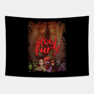 Blood Fury - Fake Band Promo Art Tapestry