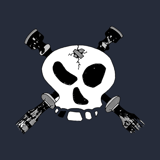 Skull & Cross-Drones Original by Lonely_Busker89