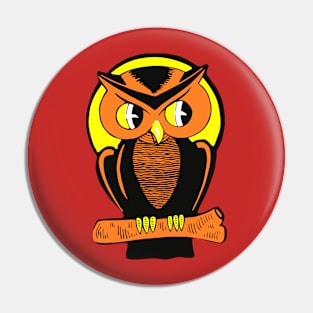 Antique Owl Pin