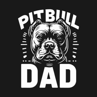 Pittbull dad Christmas gift for men T-Shirt