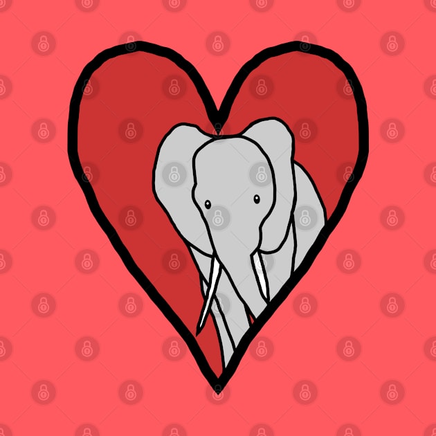 My Valentines Elephant by ellenhenryart