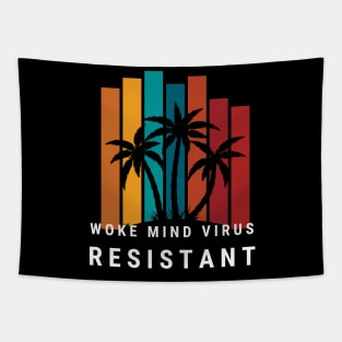 Woke Mind Virus Resistant Tapestry