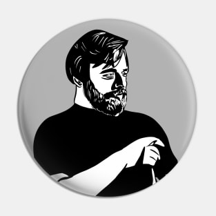 Stephen Sondheim BW 02 Pin