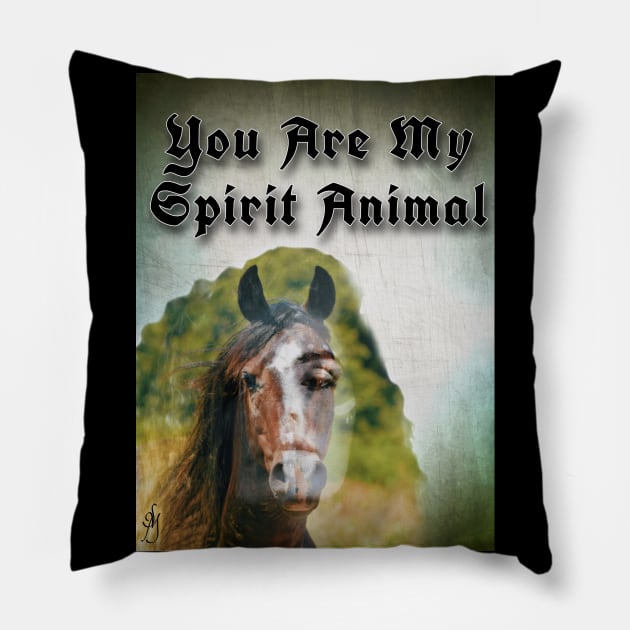 Horsing Around Pillow by Share_1