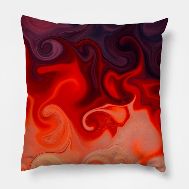 Red’n Blue Pillow by fulya