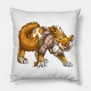 WereCat: Ginger Bicolor Pillow