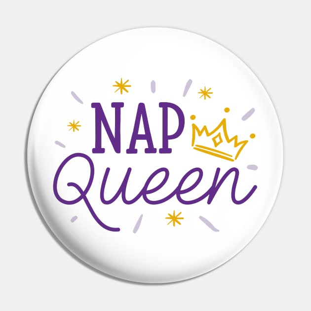 Nap Queen Pin by LuckyFoxDesigns