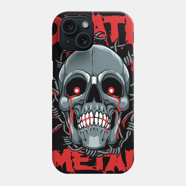 DEATH METAL Phone Case by AF DESIGNZ