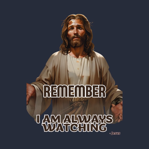 Remember, I am always watching -  - Jesus by benzshope