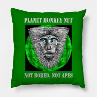 Planet Monkey NFT Not Bored Apes Pillow