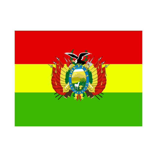 Bolivia coat of arms flag by AidanMDesigns