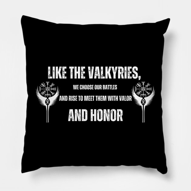 Valkyrie Viking Pillow by VikingHeart Designs