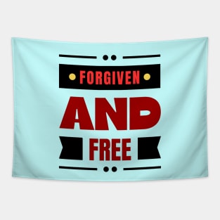 Forgiven And Free | Christian Tapestry