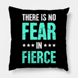 Fierce | Cute And Funny Cheerleading Cheerleader Pillow