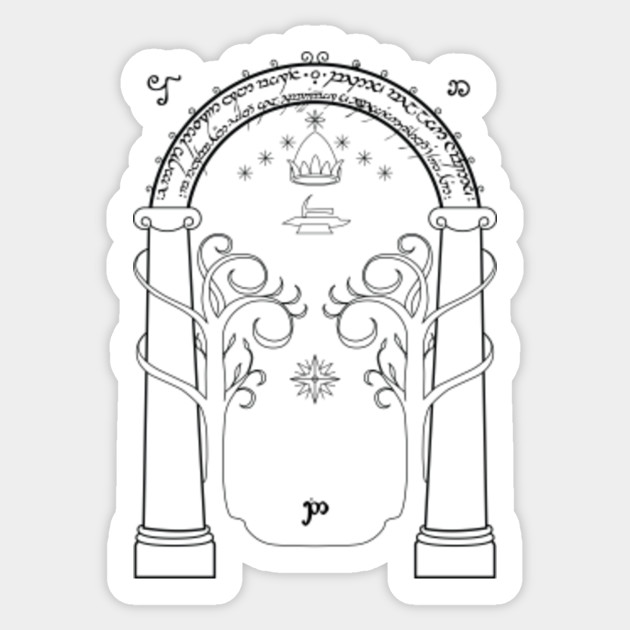 Speak Friend And Enter Speak Friend And Enter Sticker Teepublic