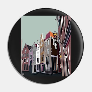 Amsterdam buildings Pin