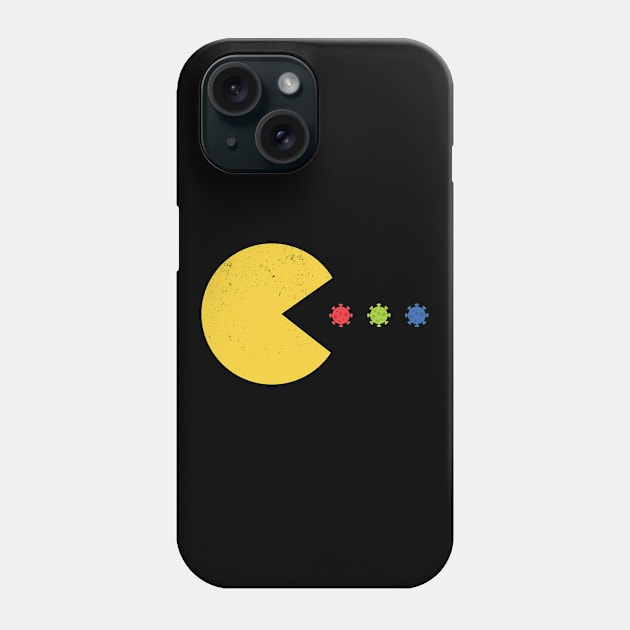 retro arcade game covid 19 Phone Case by TEESER