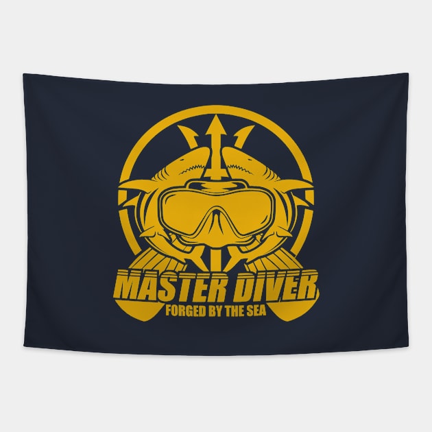 Master Diver Tapestry by TCP