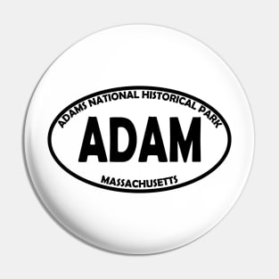 Adams National Historical Park oval Pin