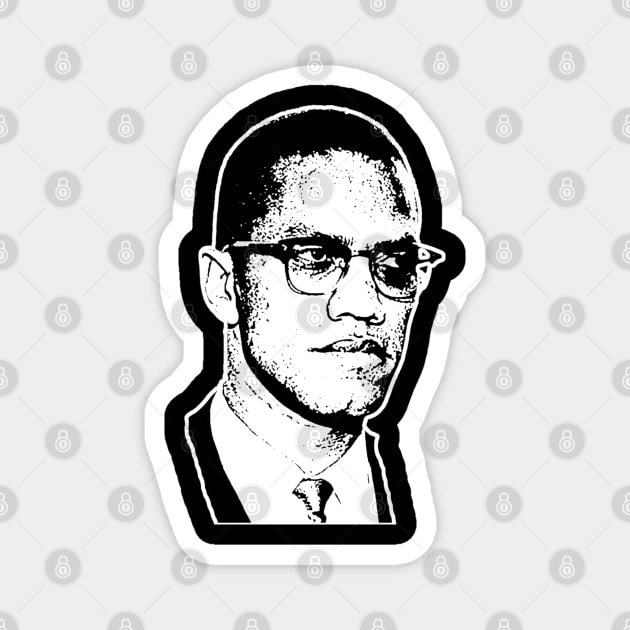 Malcolm x, Civil Rights, Black History Magnet by UrbanLifeApparel