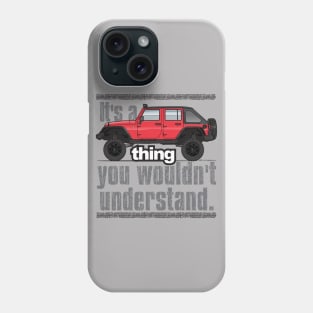 Red JK 07-18 Phone Case