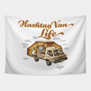 Hashtag Van Life Tapestry