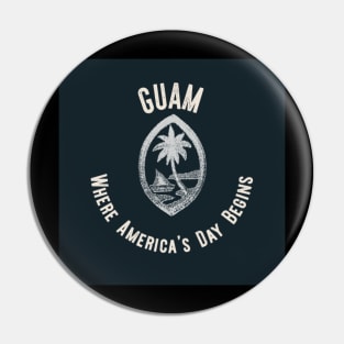 Guam America's Day Pin