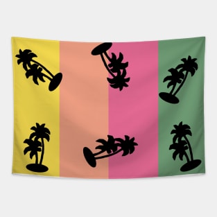 90s Palm Tree Vibe Tapestry