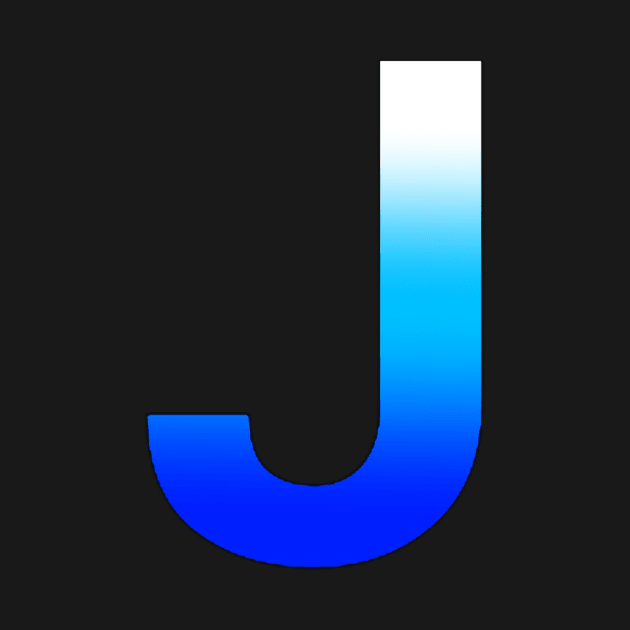 Blue Letter J by JennaBunnies