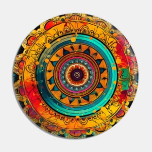 Serenity in Circles: Find Inner Peace with the Meditative Essence of Mandala Art Pin